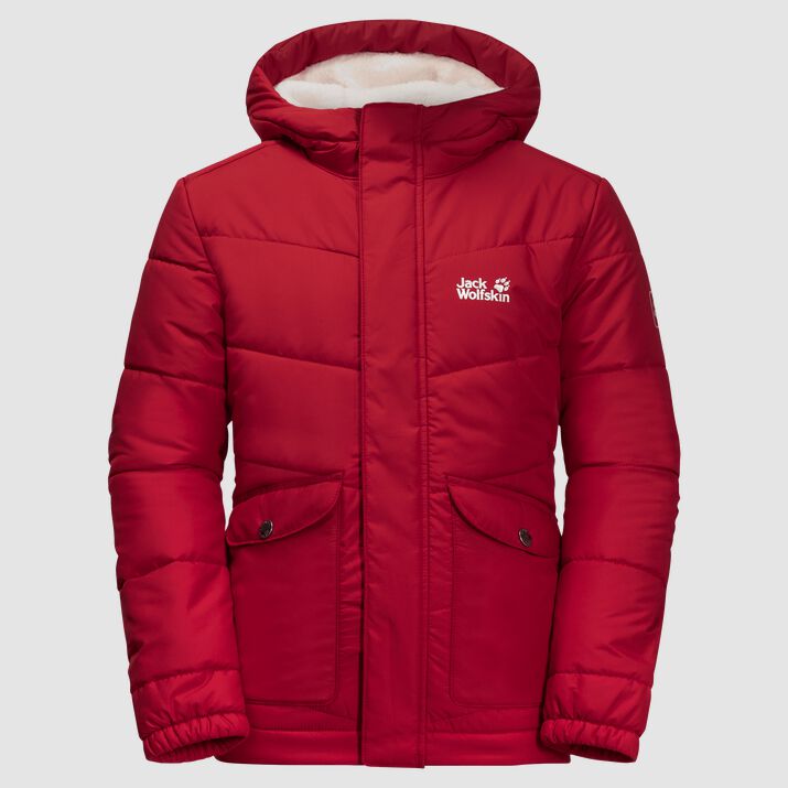 Parka Jack Wolfskin Snow Fox Niños Rojos Mexico-4711596